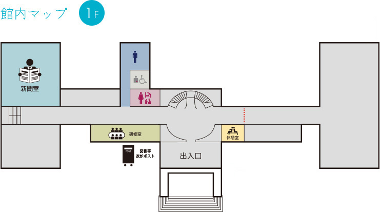 館内マップ1F