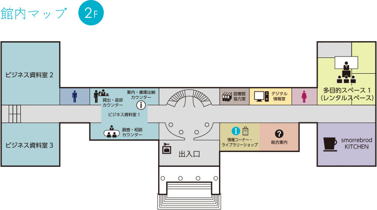 館内マップ2F